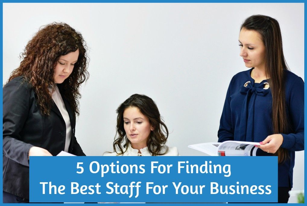 5 Options For Finding The Best Staff For Your Business
