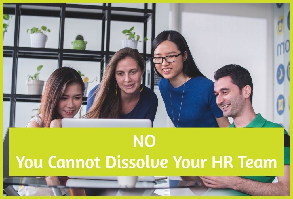 No You Cannot Dissolve Your HR Team. newtohr.com