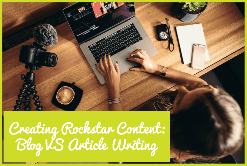 CreatingRockstarContent-BlogvsArticleWriting by #NewToHR